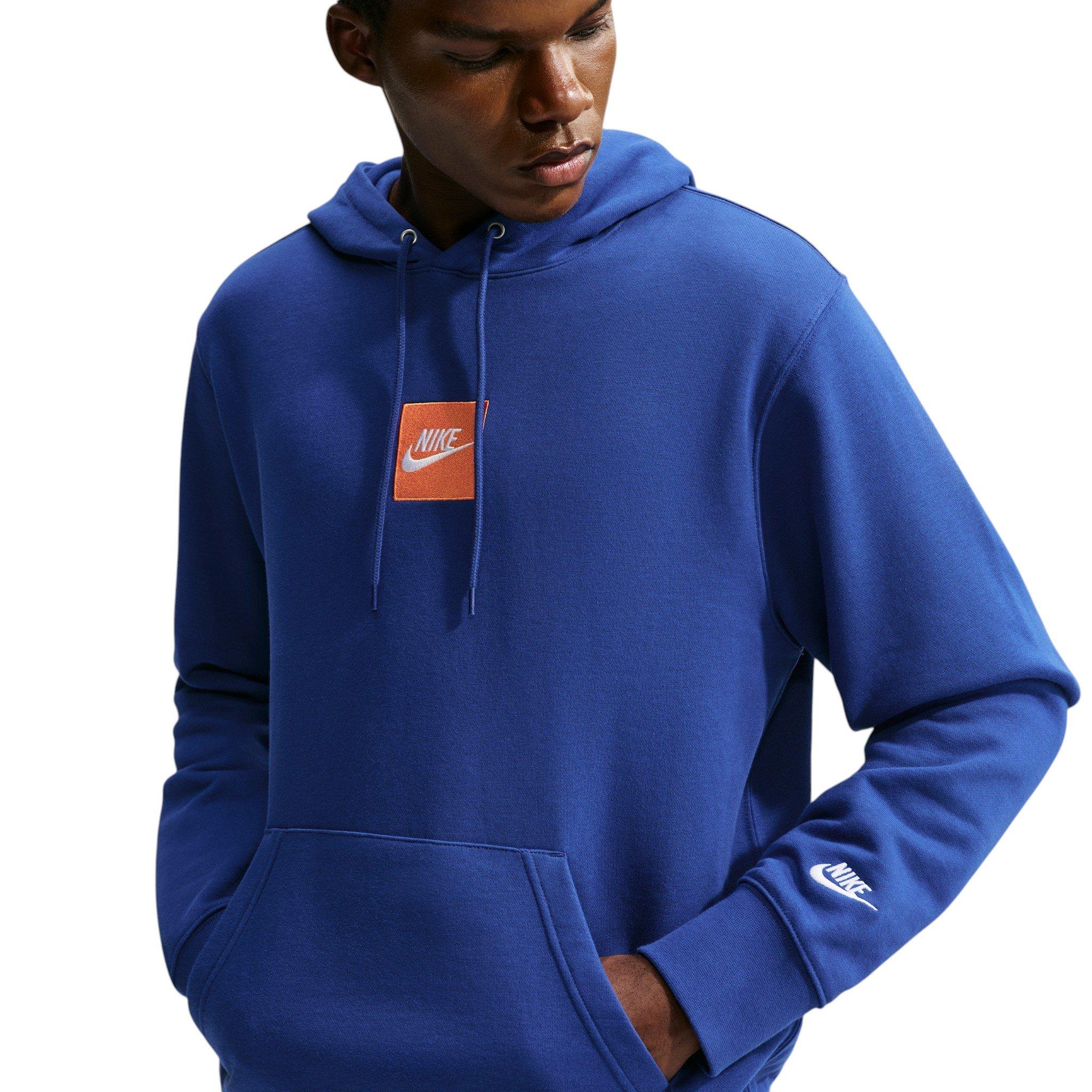 Nike Men's Sportswear Club French Terry Hoodie - BLUE